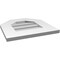 Ekena Millwork Octagonal Top Surface Mount PVC Gable Vent w/ 3-1/2"W x 1"P Standard Frame, 16"W x 16"H GVPOT16X1601SN - alternate 4